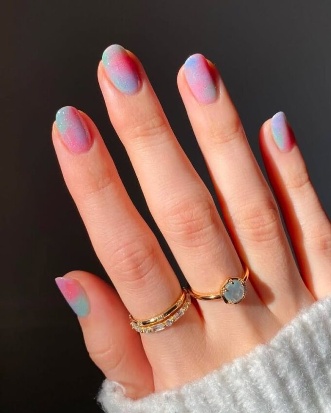 Ongles pastel, idée de manucure printanière